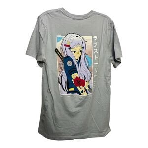 CLOAK Short Sleeve T-shirt Japanese Anime Ninja Girl